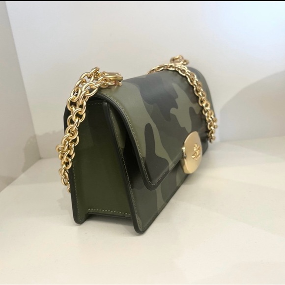 Coach Eliza Flap Crossbody Bag With Camo Print #CV948 - Picture 4 of 9